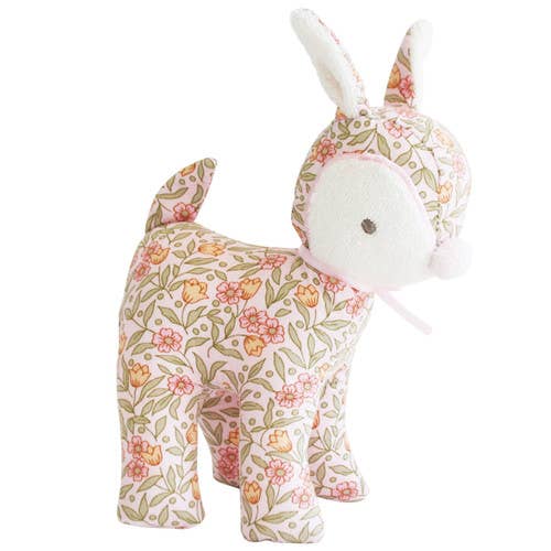 Baby Deer Rattle // Blossom Lily Pink