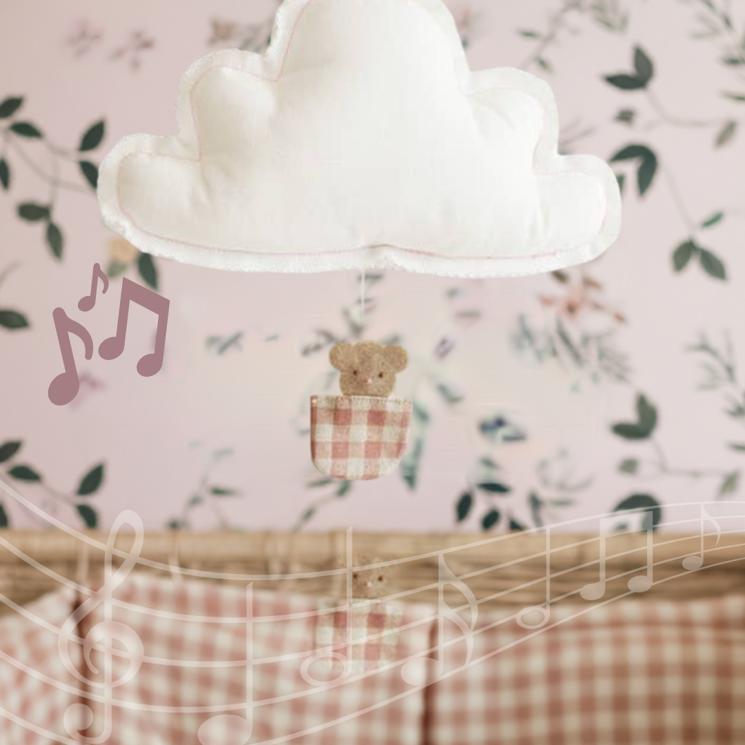 Alimrose Little Ted Musical Rose Check Alimrose Little Ted Musical Rose Check