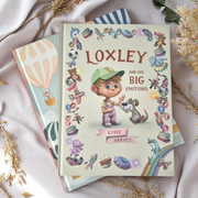 Hardcover book by Kyree Harvey, Loxley and his big emotions