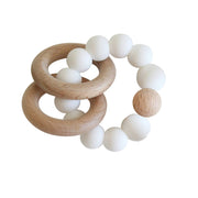 Beechwood Teether Rings // Milk